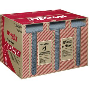Produktbild für Einwegtücher Wypall ForceMax, 7569, Hydroknit, blau