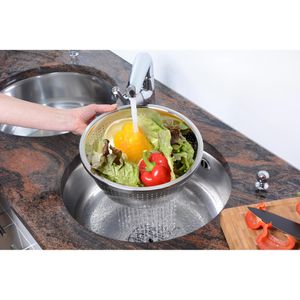 Produktbild für Seiher Gräwe mit Griffrand, aus Edelstahl