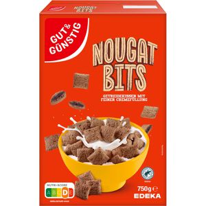 Cornflakes Gut&Günstig Nougat Bits, 750 g