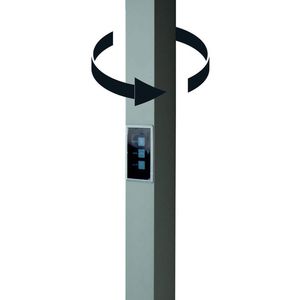 Produktbild für Stehlampe Heitronic Larsen, LED, schwarz, 206 cm