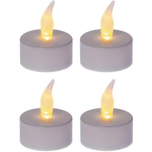 Produktbild für LED-Teelichter Idena 408998, weiß