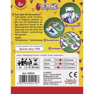 Produktbild für Kartenspiel Amigo 4910, 6 nimmt!