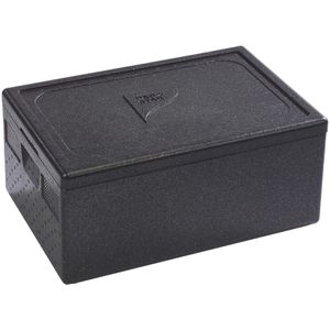 Produktbild für Thermobox Papstar schwarz, 39 Liter