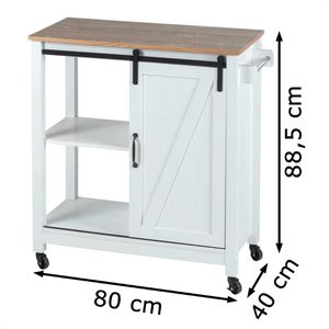 Produktbild für Küchenwagen Wenko 54130100, weiß
