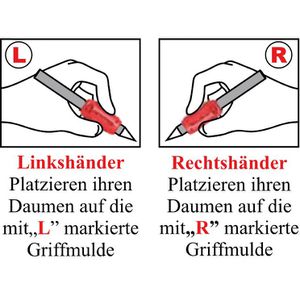 Produktbild für Schreibhilfe Kum 406.00.22 Sattler Grip