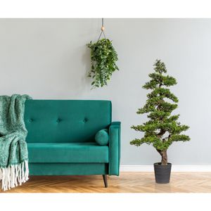Produktbild für Kunstpflanze Creativ-green Bonsai Teeblatt