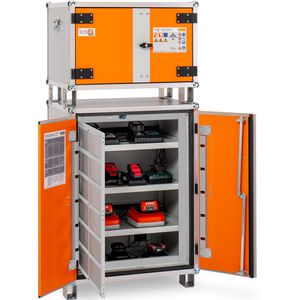 Produktbild für Akku-Ladeschrank CEMO Basic 8/10, mit 18 Steckdosen