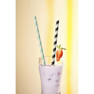 Produktbild für Strohhalme Papstar 87011 pure Stripes, aus Papier