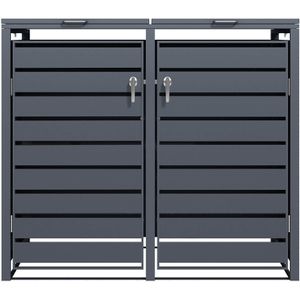 Produktbild für Mülltonnenbox Phoenix GB2213AAK, Metall
