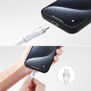 Produktbild für Ladekabel 4smarts Multi 4in2, weiß, 1,2m