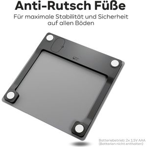 Produktbild für Personenwaage Proficare PC-PW 3122, grau