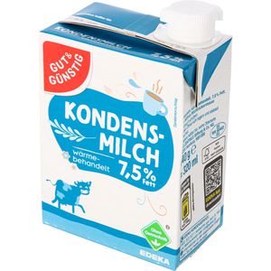 Produktbild für Kondensmilch Gut&amp;Günstig 7,5% Fett