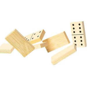 Produktbild für Domino pandoo POBGT03, aus Bambus, Doppel-Sechs