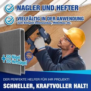 Produktbild für Drucklufttacker NTG HWZ.6070, 2 in 1