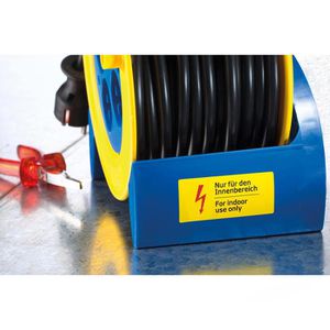 Produktbild für Folienetiketten Herma 8030 Signal, gelb matt