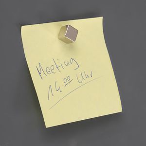 Produktbild für Magnete Franken HMN1010, silber, Neodym Magnet