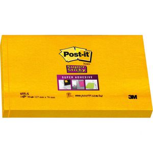 Haftnotizen Post-it Super Sticky Notes, gelb