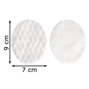 Produktbild für Wattepads Jean-Carol Maxi, oval, extra groß
