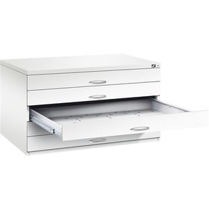 Produktbild für Planschrank CP-Möbel 7201-100, verkehrsweiß, DIN A0