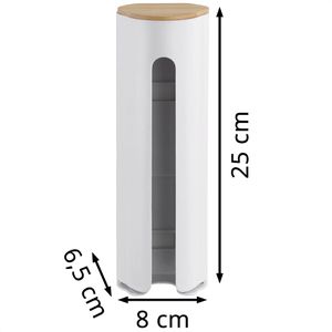 Produktbild für Wattepadspender Wenko Laresa, weiß