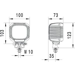 Produktbild für Zusatzscheinwerfer Hella ValueFit S3000, 12 V / 24 V, LED