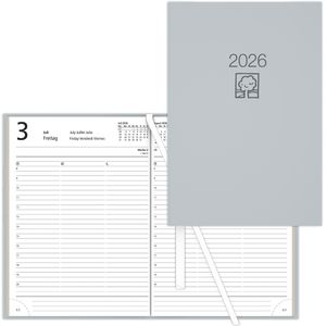 Produktbild für Buchkalender Zettler 876, Recycling, Jahr 2026