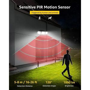 Produktbild für LED-Außenstrahler Lepro IP65 wasserdicht