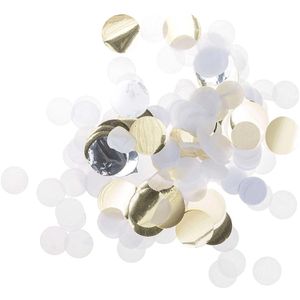 Produktbild für Konfetti Rico-Design YEY Weiß Mix, aus Seidenpapier / Folie