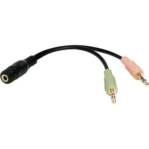 Audiokabel LogiLink CA0020, Adapterkabel, 4-polig