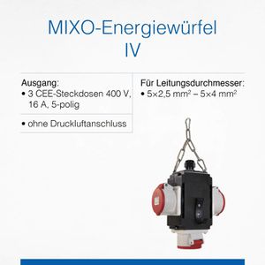 Produktbild für Hängeverteiler as-Schwabe Mixo IV, IP44 für außen