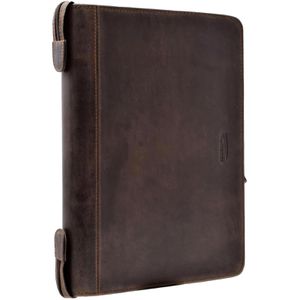 Produktbild für Schreibmappe Menzo MB55, Echt Leder, marone, A4