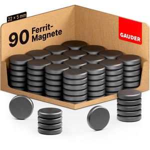 Produktbild für Magnete Gauder Ferrit, schwarz