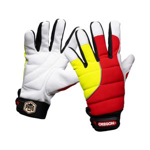 Kettensägenhandschuhe Oregon Protect Pro, rot-gelb