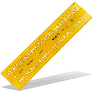 Produktbild für Schablone Aristo AR5301/5, Schriftschablone