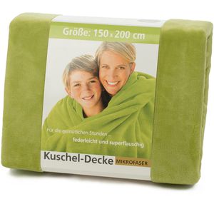 Produktbild für Kuscheldecke Gözze Memphis Premium, 8876980, grün