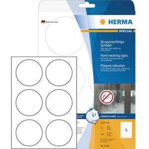 Folienetiketten Herma 8336, weiß matt