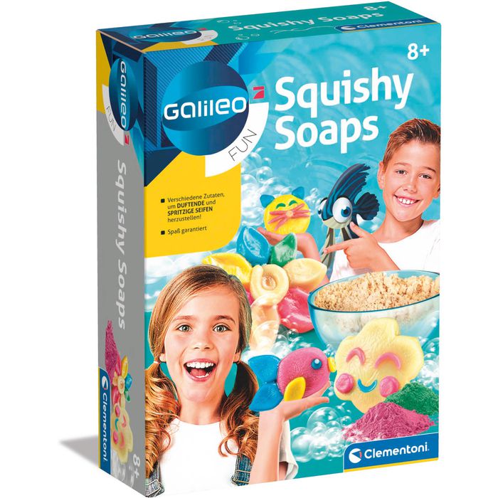 Clementoni Squishy Soap – Chemie-Experiment Für Kinder Ab 8, Selbst Duftende Seifen Herstellen