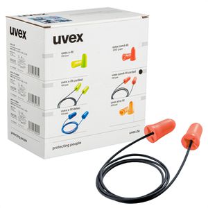 Ohrstöpsel Uvex com4-fit Kordel 2112012, SNR 33 dB