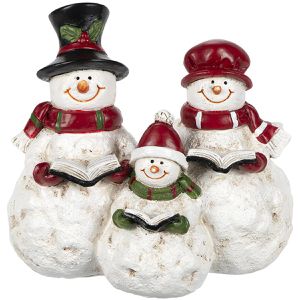 Produktbild für Weihnachtsfigur Ideen-mit-Herz 010726, Schneemannfamilie