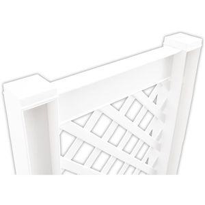 Produktbild für Rankgitter KHW Czardas 37801, weiß