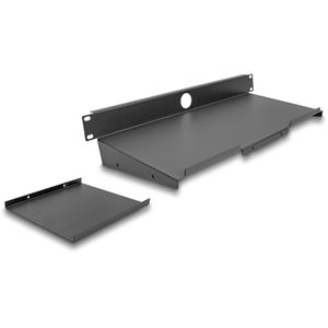 Produktbild für Netzwerkschrank-Fachboden DeLock 66749, 22 cm Einbautiefe