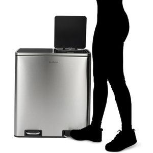 Produktbild für Mülleimer Les-Collectors N904, silber