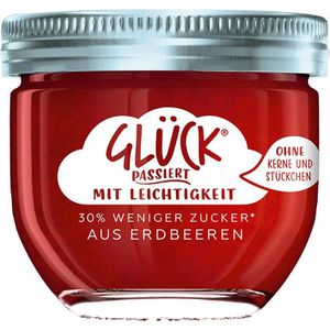 Fruchtaufstrich Glück mit Leichtigkeit, Erdbeere