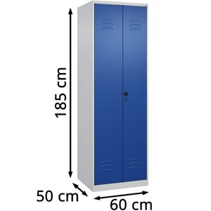 Produktbild für Spind CP-Möbel 80002-20, Doppelspind, blau