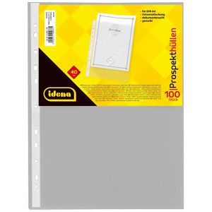 Prospekthüllen Idena 376002, A4