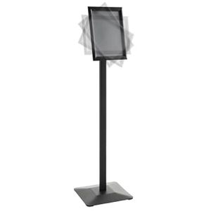 Produktbild für Infoständer Böttcher-AG Flex aus Aluminium, schwarz, A4