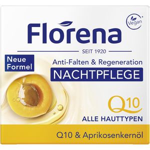 Produktbild für Nachtcreme Florena Anti-Falten &amp; Elastizität Nachtpflege