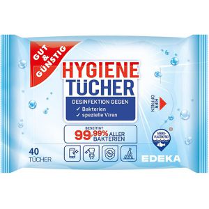 Desinfektionstücher Gut&Günstig Hygienetücher