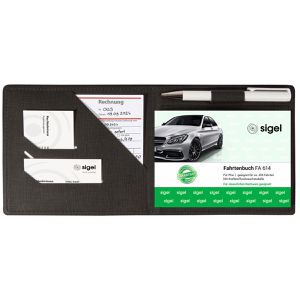 Produktbild für Fahrzeugmappe Sigel EF615, Leinenstruktur, A6 quer