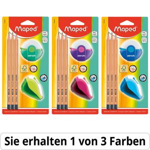 Produktbild für Schreibset Maped Black Peps,sortiert, 5-teilig